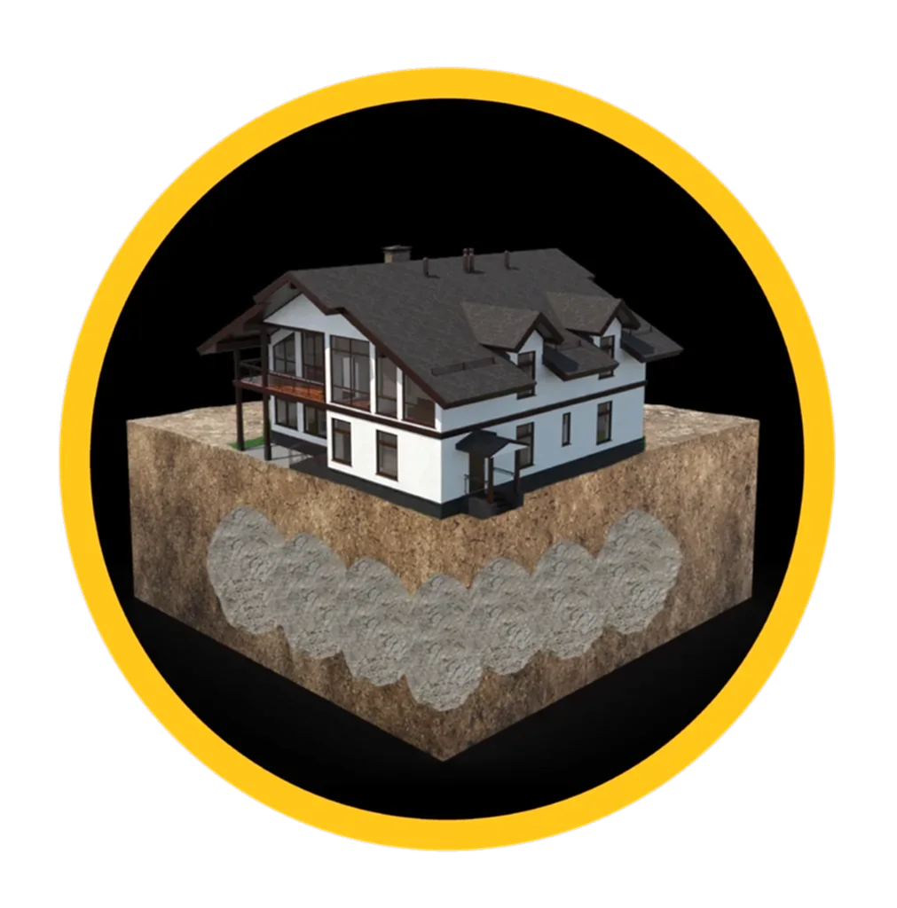 compaction grout house