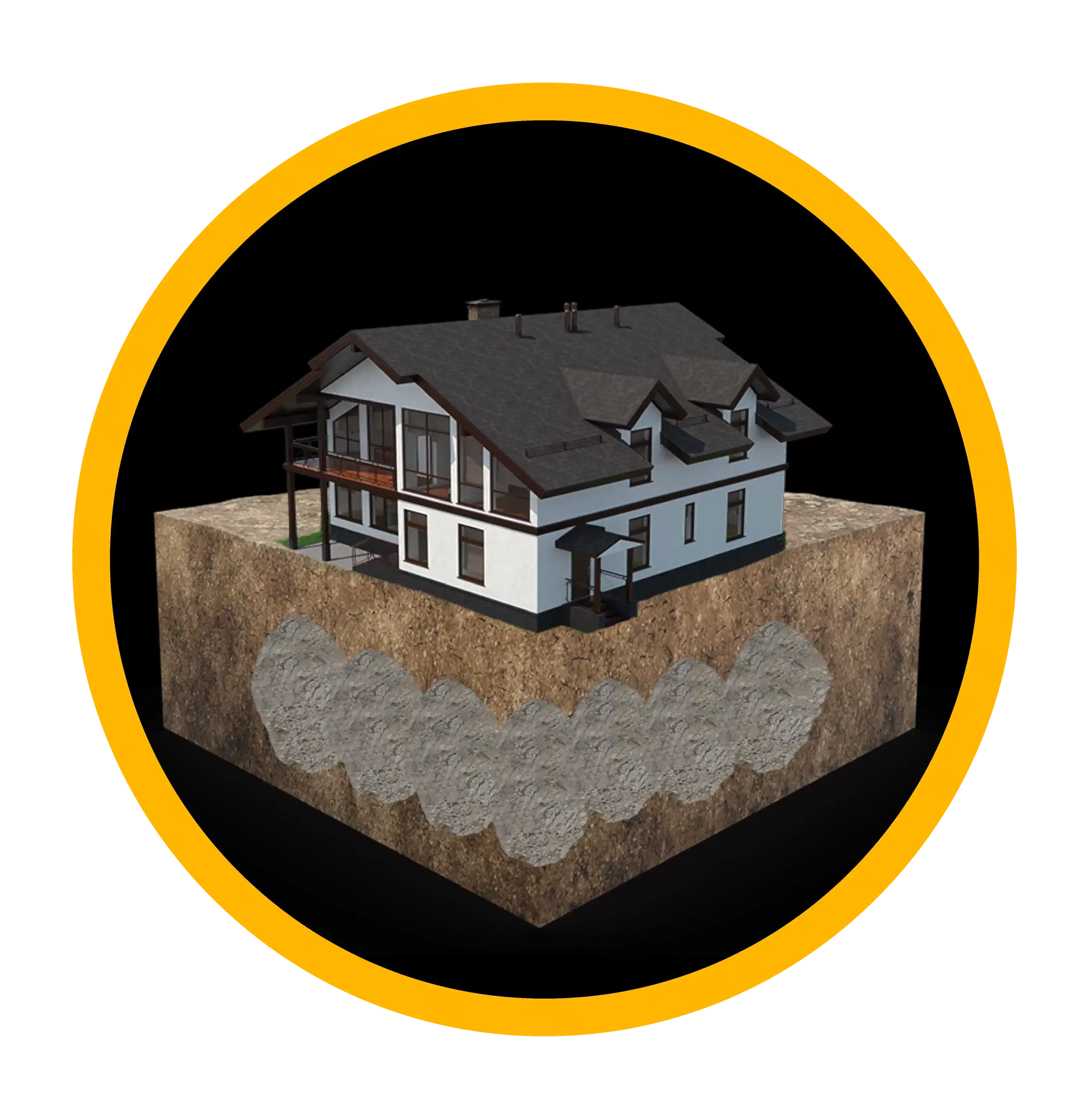 compaction grout house