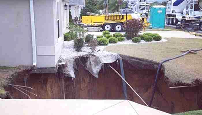 Sinkhole Warning Signs 1 Dissolution sinkholes