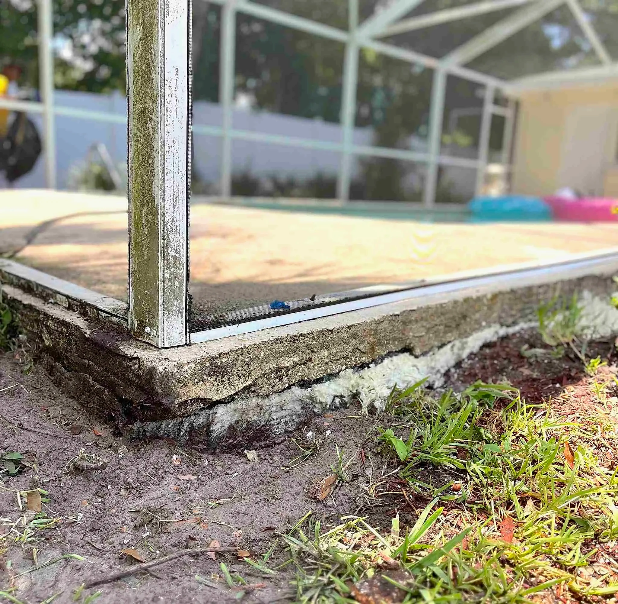 Void Filled Under Pool Deck