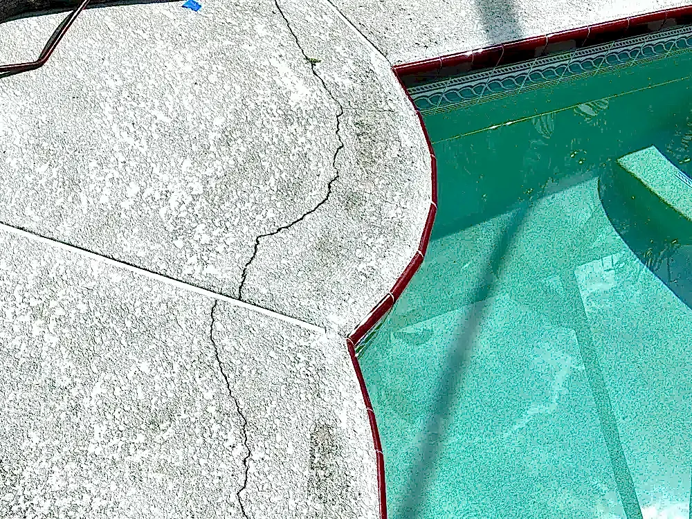 Cracked Pool Deck