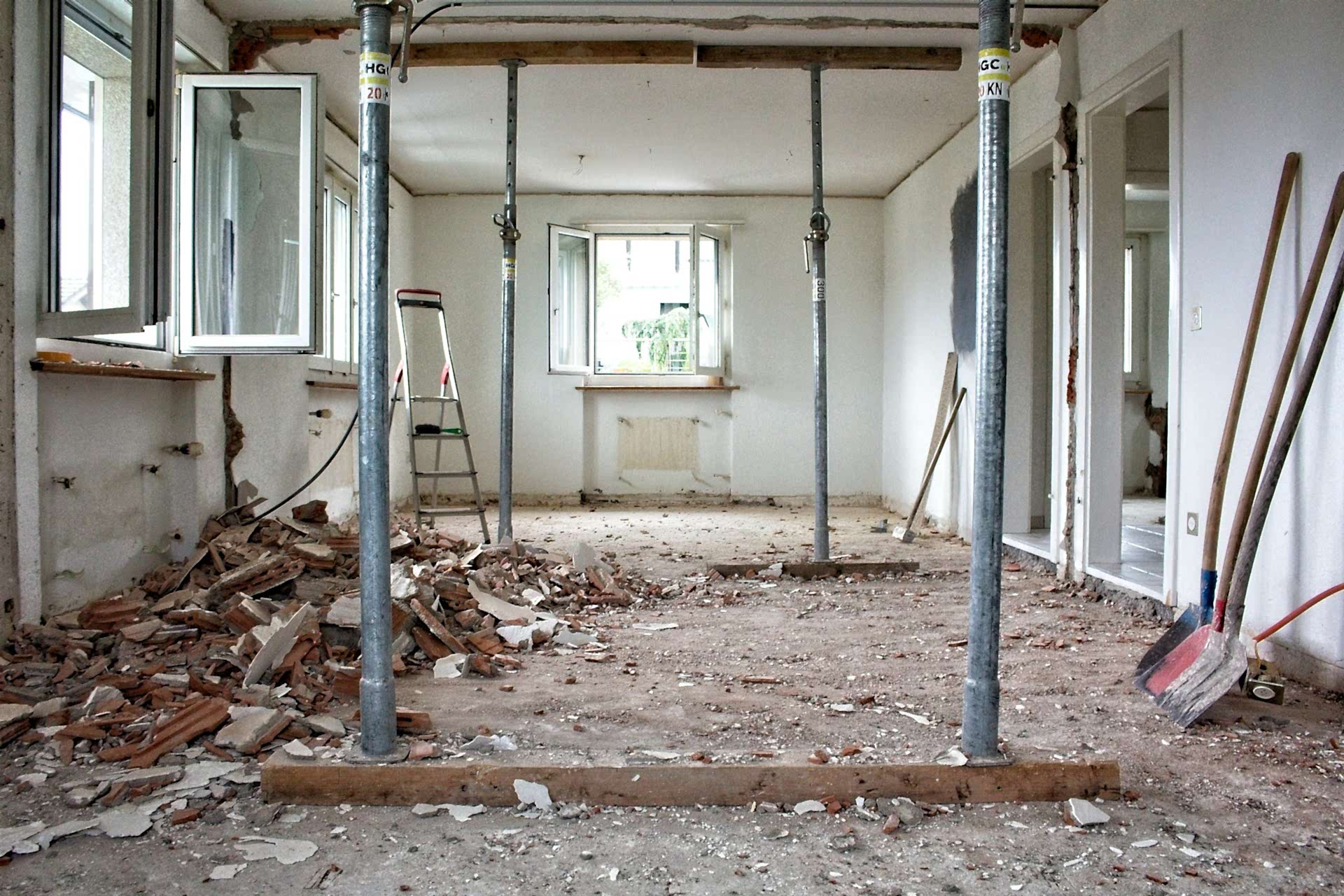 A room being constructed